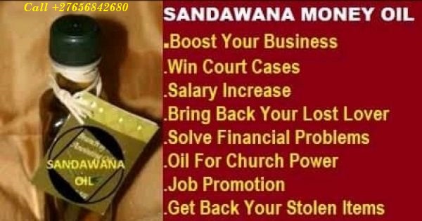 Sandawana Oil For Love And Money In Butterworth Town And Kroonstad City Call ☏ +27656842680 Sandawana Oil For Bad Luck In Vryburg And Musina Town in South Africa