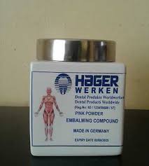 Hager werken embalming powder PINK AND WHITE order now +27 63 480 9853