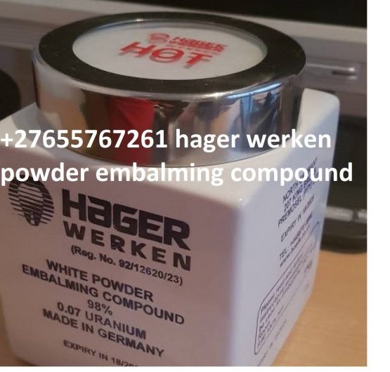 HAGER WERKEN EMBALMING 0655767261 POWDER PRICE FOR 1KG EMBALMING POWDER PINK HOT 100% MAGNETIC, in Johannesburg