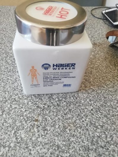 HAGER WERKEN EMBALMING POWDER AVAILABLE +27 63 480 9853