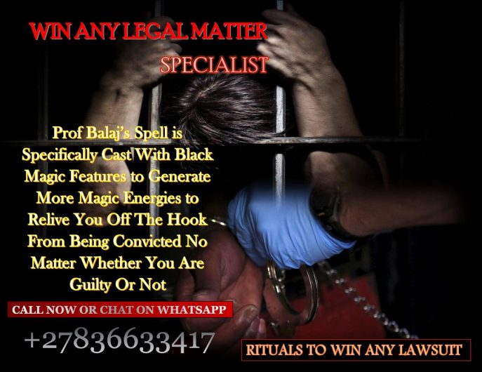 Must Win Court Case Spells Work USA: Get Out of Jail Spell, Candle Spell to Win a Court Case + Court Case Dismissal Spell That Works (WhatsApp: +27836633417)