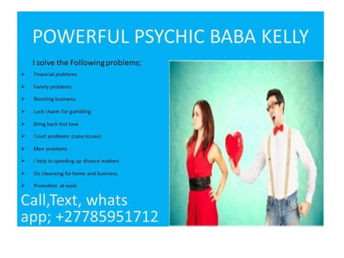 No1 Real love spell caster +27785951712 in @pay after job Ex lover back permanently in East London Graaff-Reinet Grahamstown