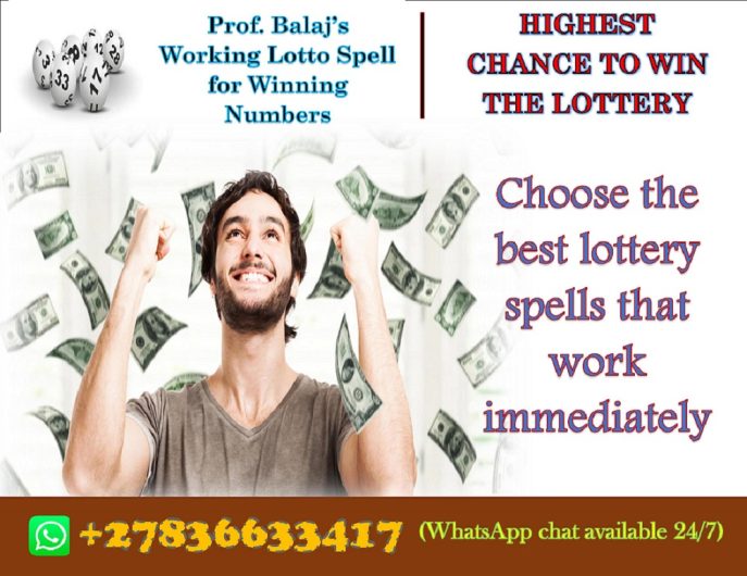 Lottery Spell That Works: How to Win the Lottery Mega Millions, Lottery Spells to Get the Winning Numbers for the Powerball Jackpot (WhatsApp: +27836633417)