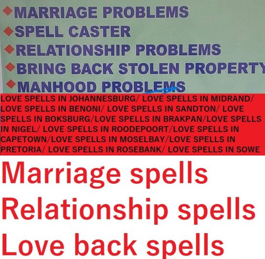 Bring back Your Lost Lover- General spell caster +27734009912 Mbombela, Ermelo, Witbank, Pilgrim’s Rest